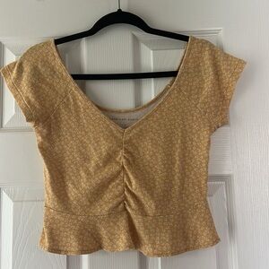 American Eagle Outfitters Floral Crop Top
